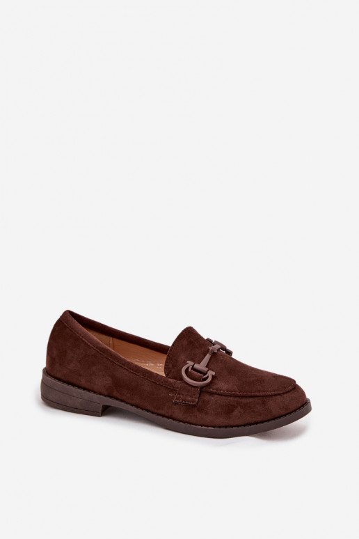 dames mocassins Met sierlijk Detalem van eco-suèdeoIne CzekoladoIne Ambria dames mocassins Met sierlijk Detalem van eco-suèdeoIne CzekoladoIne Ambria