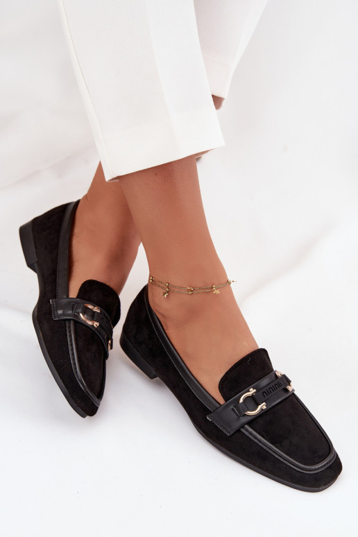 Mokassins Mokassins Feminin Mit Dekorationen Element schZuarze Farbe Evelora Mokassins Mokassins Feminin Mit Dekorationen Element schZuarze Farbe Evelora