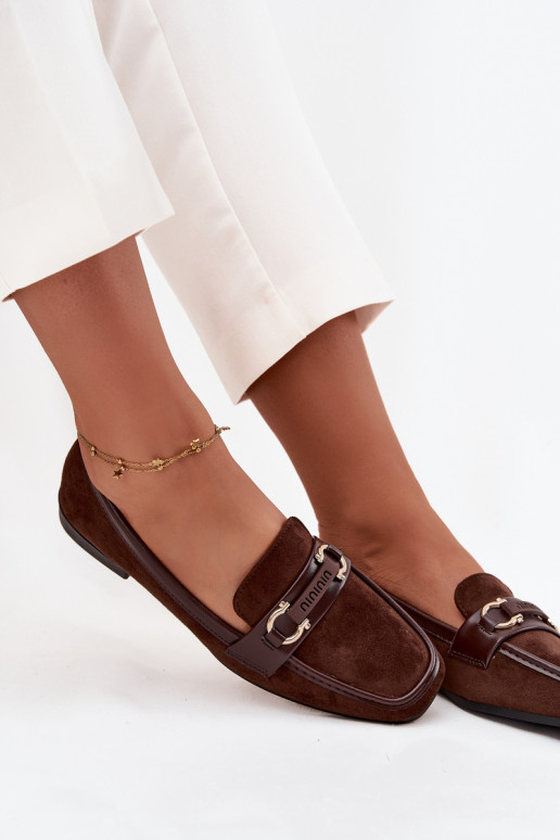 Mocassins Mocassins Féminin Avec des décorations Élément CzekoladoÀe Evelora Mocassins Mocassins Féminin Avec des décorations Élément CzekoladoÀe Evelora