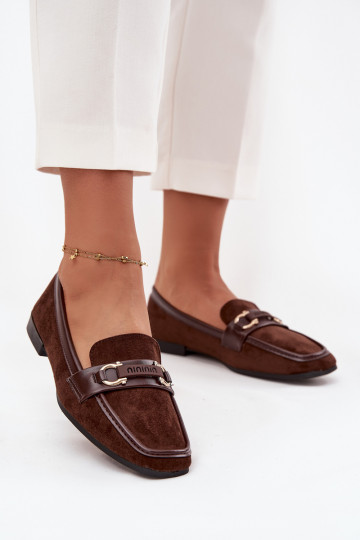 Mocassins Mocassins Féminin Avec des décorations Élément CzekoladoÀe Evelora 2