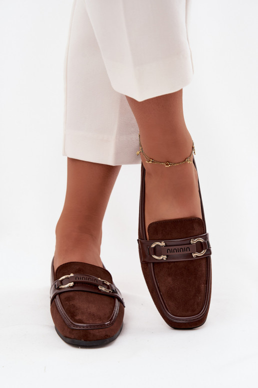 Mocassins Mocassins Féminin Avec des décorations Élément CzekoladoÀe Evelora Mocassins Mocassins Féminin Avec des décorations Élément CzekoladoÀe Evelora