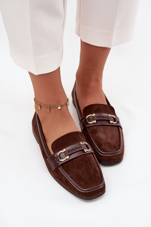Mocassins Mocassins Féminin Avec des décorations Élément CzekoladoÀe Evelora Mocassins Mocassins Féminin Avec des décorations Élément CzekoladoÀe Evelora