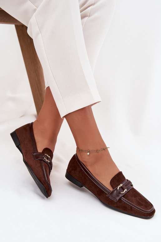 Mocassins Mocassins Féminin Avec des décorations Élément CzekoladoÀe Evelora