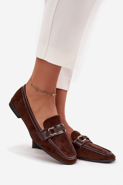 Mocassins Mocassins Féminin Avec des décorations Élément CzekoladoÀe Evelora