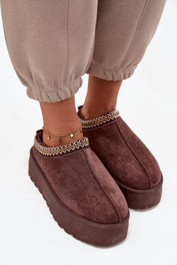 Bottes de neige Féminin Avec des décorations Haftem CzekoladoÀe Jenira