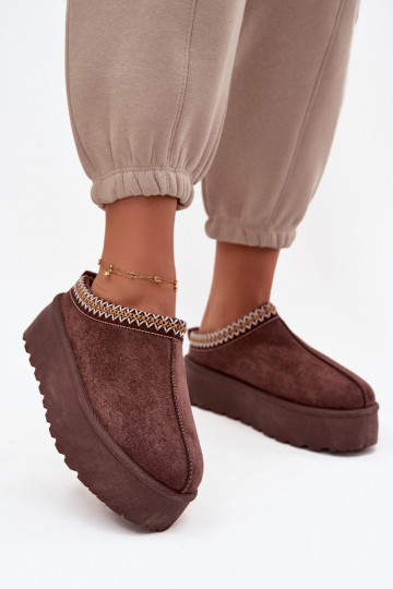 Schneestiefel Feminin Mit Dekorationen Haftem CzekoladoZue Jenira 2