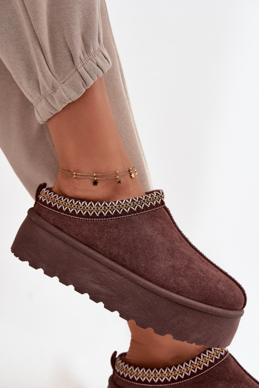 Bottes de neige Féminin Avec des décorations Haftem CzekoladoÀe Jenira Bottes de neige Féminin Avec des décorations Haftem CzekoladoÀe Jenira