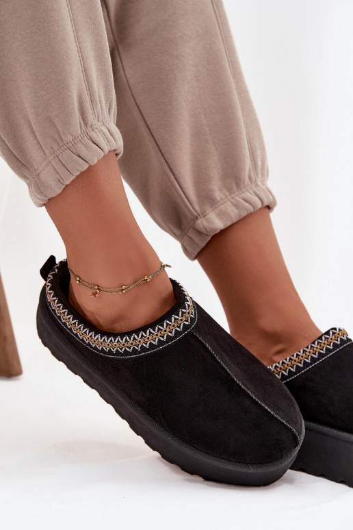 Bottes de neige Féminin Avec des décorations Haftem couleur noire Jenira