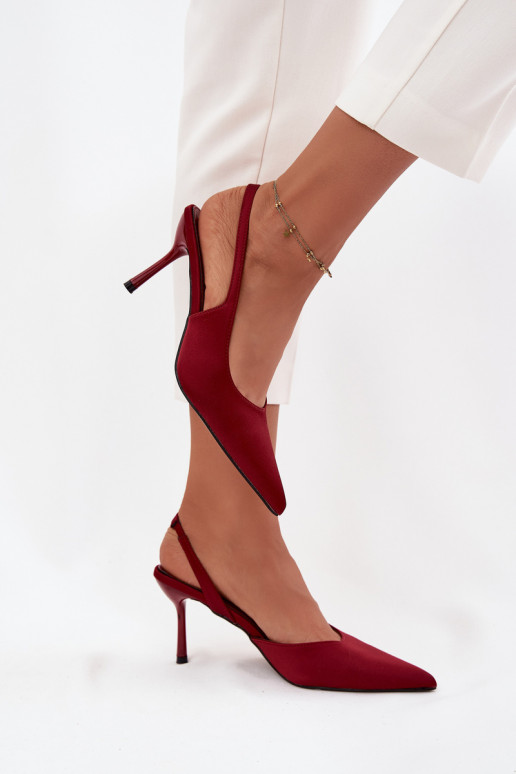 HakkenOdkrytymi Piętami bordeaux Lenira HakkenOdkrytymi Piętami bordeaux Lenira