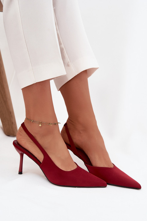 HakkenOdkrytymi Piętami bordeaux Lenira HakkenOdkrytymi Piętami bordeaux Lenira