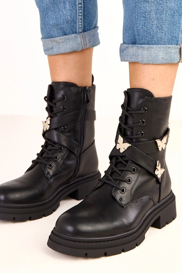 Schwarze Stiefeletten mit... 2