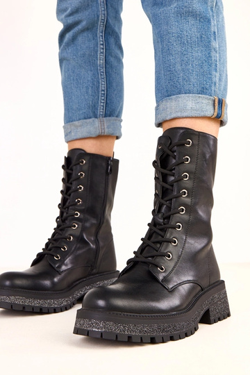 Bottines noires avec... 2