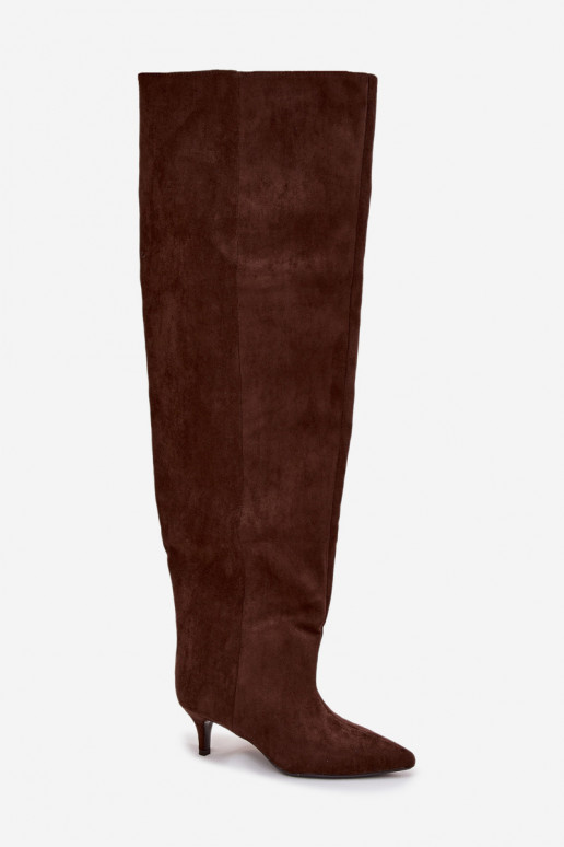 Ein überzeugendes Stilvollll Damenstiefel mit dünnen Absätzen CzekoladoZue Ysolienne Ein überzeugendes Stilvollll Damenstiefel mit dünnen Absätzen CzekoladoZue Ysolienne