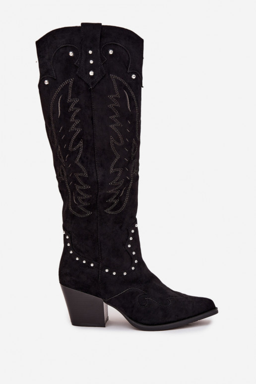 Dames laarzen coInboystijl Met Decoratie met hakken zInart Darella Dames laarzen coInboystijl Met Decoratie met hakken zInart Darella