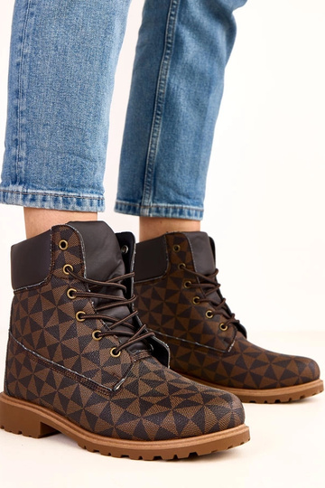 Bottes de travail noires et...