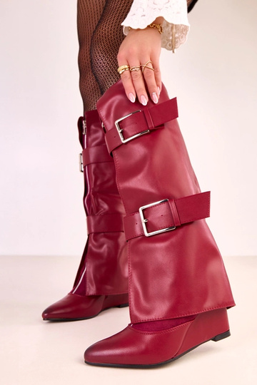 Bottes hautes rouges à... 2