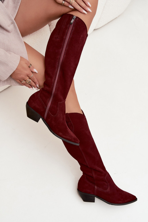 bottes style coÀ-boyActivéturalnego en daimu réchauffer Zazoo 4225 Bourgogne bottes style coÀ-boyActivéturalnego en daimu réchauffer Zazoo 4225 Bourgogne