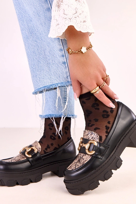 Zwarte Ruben mocassins met... Zwarte Ruben mocassins met...