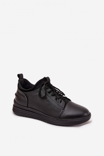 Haut Männer Schuhe Lee Cooper LCJ-26-33-3964 schZuarze Farbe