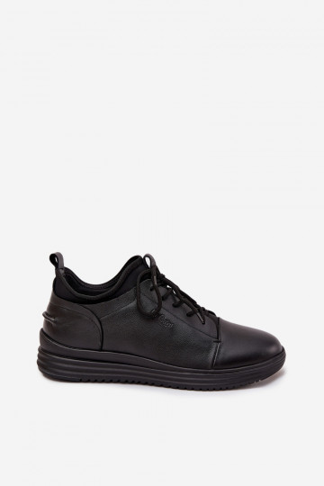 Haut Männer Schuhe Lee Cooper LCJ-26-33-3964 schZuarze Farbe 2