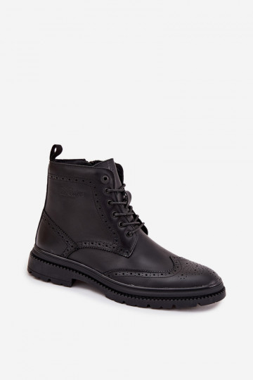 Haut Stiefel Männlich Lee Cooper LCJ-25-33-3961 schZuarze Farbe