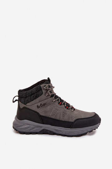 Heren warme wandelschoenen Lee Cooper LCJ-25-01-3722M grijze kleur 2