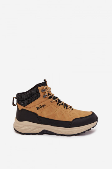 Bottes de randonnée pour hommes en cuir Lee Cooper LCJ-25-01-3724M couleur marron 2
