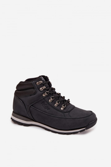 Bottes de randonnée pour hommes en cuir Lee Cooper LCJ-25-03-3844M couleur noire 2