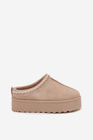 Bottes de neige Puéril JeunesseHaftem avec une plateforme beige Jolisse 2