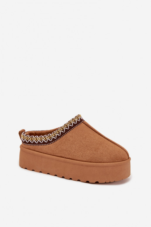 Bottes de neige Puéril JeunesseHaftem avec une plateforme marron Jolisse Bottes de neige Puéril JeunesseHaftem avec une plateforme marron Jolisse