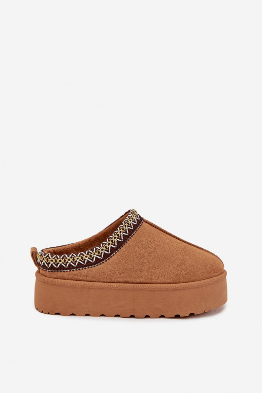 Bottes de neige Puéril JeunesseHaftem avec une plateforme marron Jolisse Bottes de neige Puéril JeunesseHaftem avec une plateforme marron Jolisse