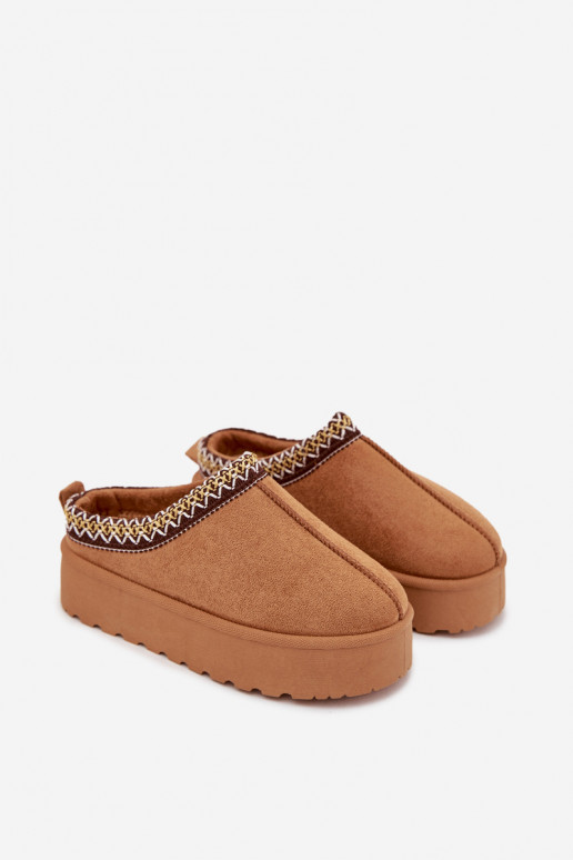 Bottes de neige Puéril JeunesseHaftem avec une plateforme marron Jolisse Bottes de neige Puéril JeunesseHaftem avec une plateforme marron Jolisse