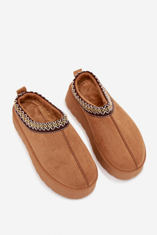 Bottes de neige Puéril JeunesseHaftem avec une plateforme marron Jolisse Bottes de neige Puéril JeunesseHaftem avec une plateforme marron Jolisse