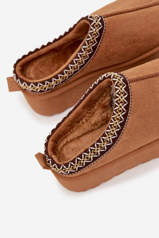 Bottes de neige Puéril JeunesseHaftem avec une plateforme marron Jolisse Bottes de neige Puéril JeunesseHaftem avec une plateforme marron Jolisse