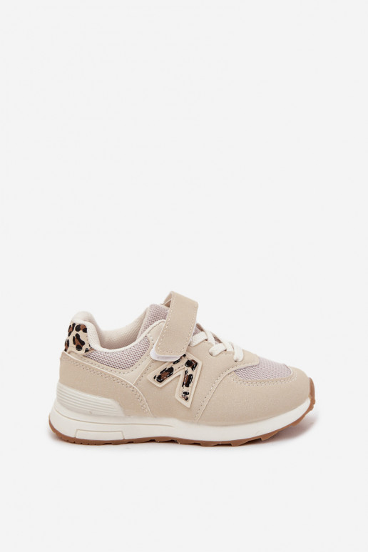baskets Chaussures modèle baskets Puéril avec attaches adhésives beige Galisse baskets Chaussures modèle baskets Puéril avec attaches adhésives beige Galisse