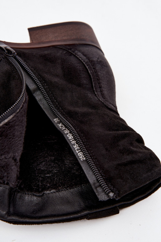 Damenstiefel Auf niedrigem Absatz Mit Rüschen sich Zuarm laufen schZuarze Farbe Gracia Damenstiefel Auf niedrigem Absatz Mit Rüschen sich Zuarm laufen schZuarze Farbe Gracia