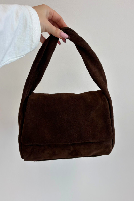 Skórzana van suèdeoIna Handtas CzekoladoIna Monelle Skórzana van suèdeoIna Handtas CzekoladoIna Monelle