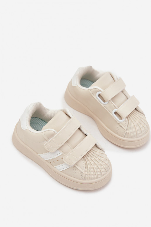 Sportschuhe für Kinder Sneakers Stilvollllschuhe aus Öko-Leder Beige Renel Sportschuhe für Kinder Sneakers Stilvollllschuhe aus Öko-Leder Beige Renel
