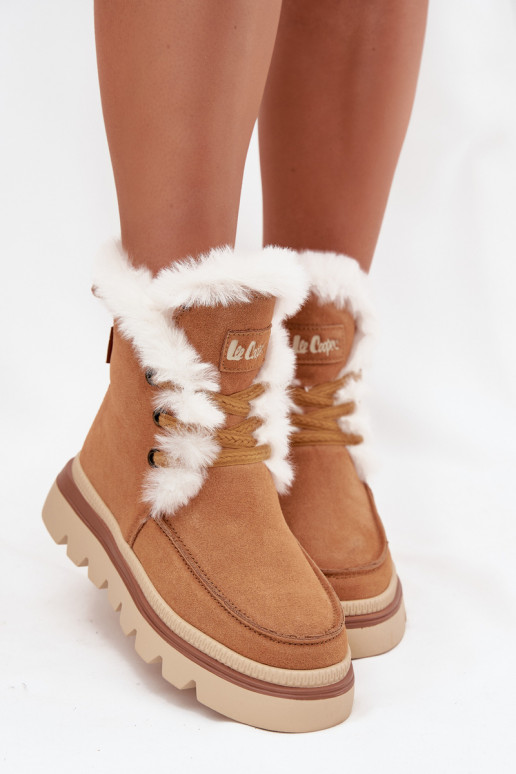 Bottes de neige FémininActivéturalnego en daimu Lee Cooper LCJ-25-01-3738 marron