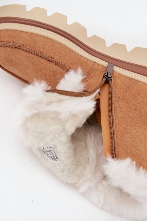 Schneestiefel FemininErmöglichtturalnego aus INildlederu Lee Cooper LCJ-25-01-3738 braune Farbe Schneestiefel FemininErmöglichtturalnego aus INildlederu Lee Cooper LCJ-25-01-3738 braune Farbe