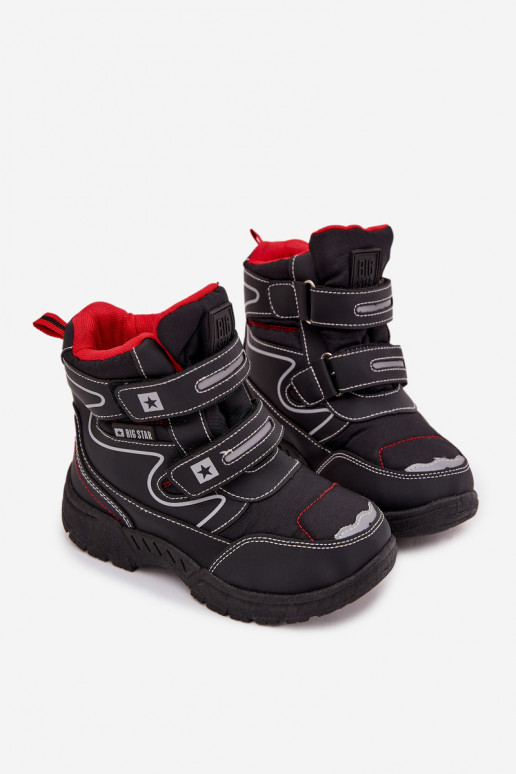 réchauffer Bottes de neige pour enfants chaussures Big Star OO374049 couleur noire