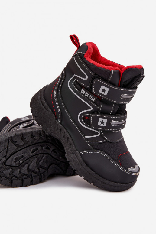 réchauffer Bottes de neige pour enfants chaussures Big Star OO374049 couleur noire