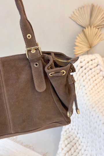 Skórzana en daimoÀa Ordinateur de poche Sombrebeige Ovelia 2