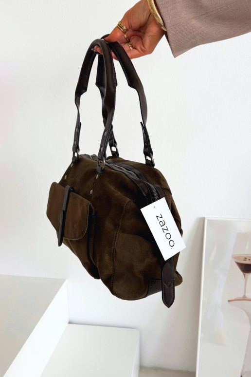 Handheldaus Öko-INildlederu Khaki-Farbe Gressa Handheldaus Öko-INildlederu Khaki-Farbe Gressa