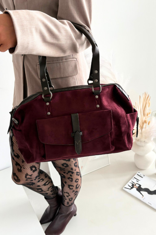 Handtasvan eco-suèdeu bordeaux Gressa Handtasvan eco-suèdeu bordeaux Gressa