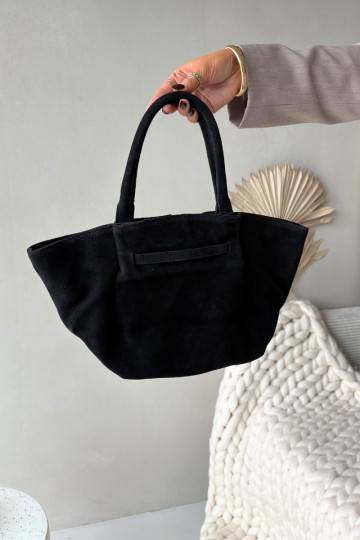 Zwarte suède handtas Orselle
