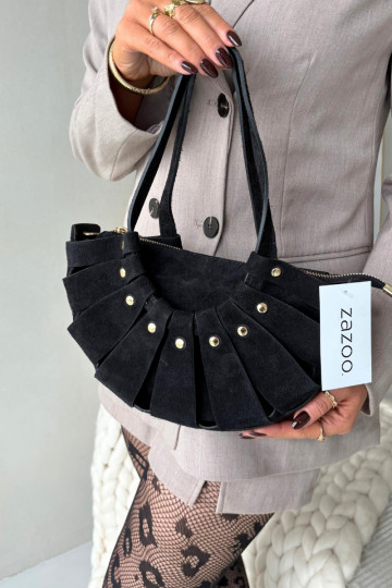Sac en daim noir Tai turirivane