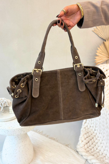 Sac en daim ivoire Ilienne