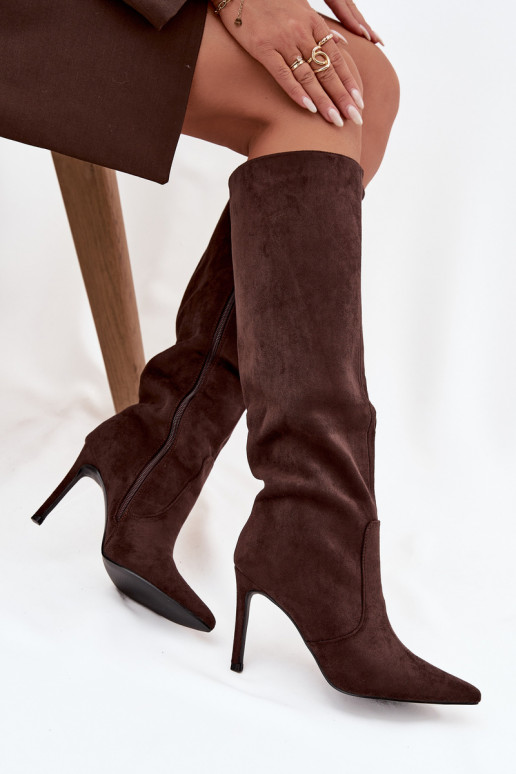 réchauffer bottes pour femmes avec des talons finsen daim écologiqueu CzekoladoÀe Rosavine réchauffer bottes pour femmes avec des talons finsen daim écologiqueu CzekoladoÀe Rosavine
