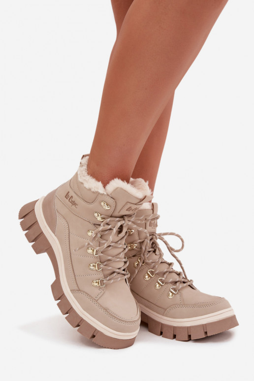 opInarmen schoenen Dames Lee Cooper LCJ-25-31-3910 beige